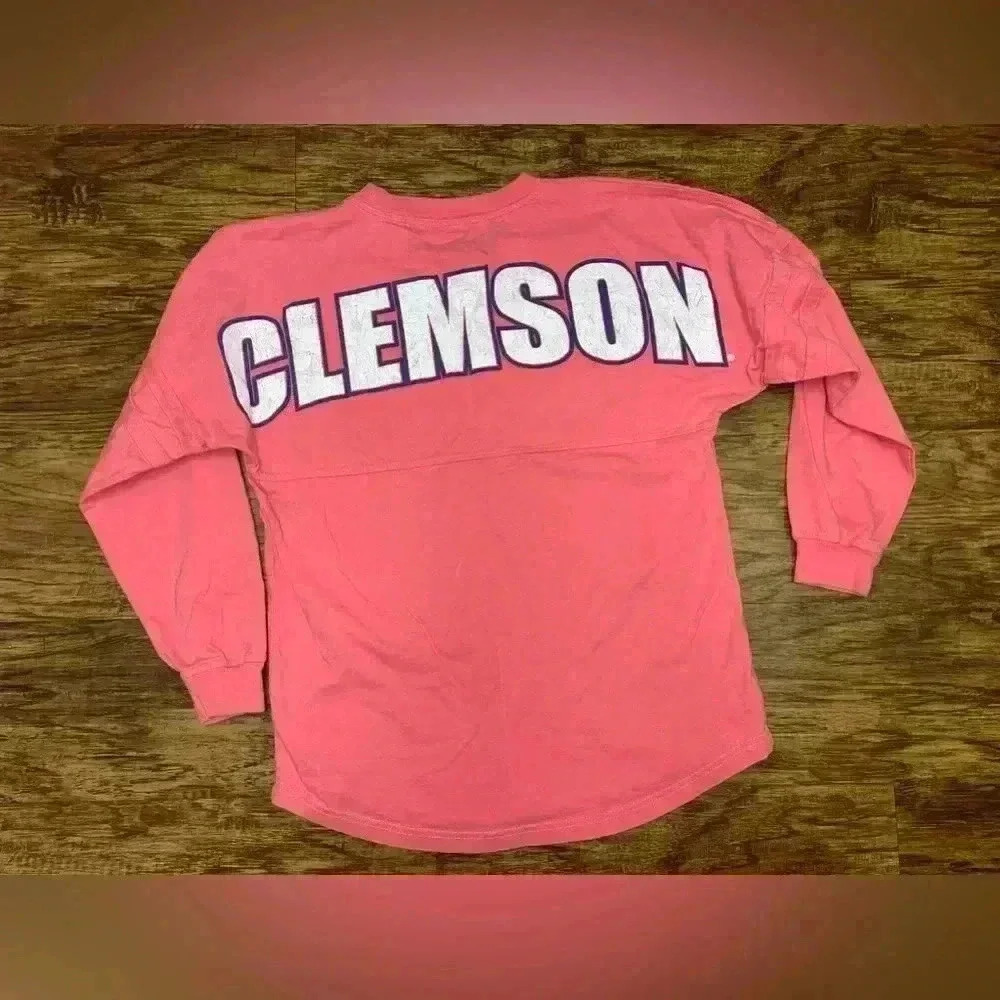 Oversized Clemson Shirt Size Small Pink